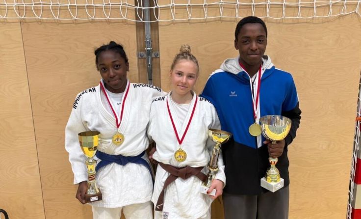 Drei Sieger beim Austrian Cup: Gaida Shadi, Nina Seyr, Albara Shadi (Foto: SVG)