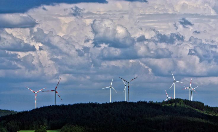 Exkursion zum Windpark Sternwald (Foto: Weihbold)