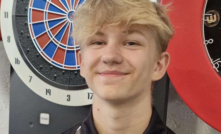 Lukas Suchy geht bei der E-Dart-EM an den Start. (Foto: DSV Altenfelden)