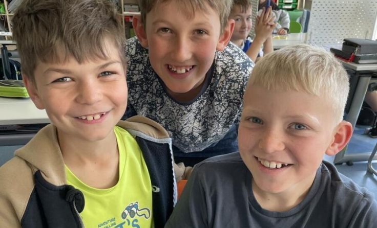 Volksschüler haben zu Mut und Frieden sechs Podcast-Folgen gestaltet. (Foto: VS Lembach)