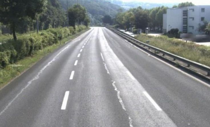 Auf der B127 bei Puchenau wird die Fahrbahn erneuert. (Foto: Land OÖ)