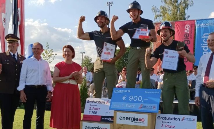 Urfahraner Doppelsieg in Bronze A: FF Bad Mühllacken gewinnt vor FF Zwettl (Foto: BFK UU / Traxler)