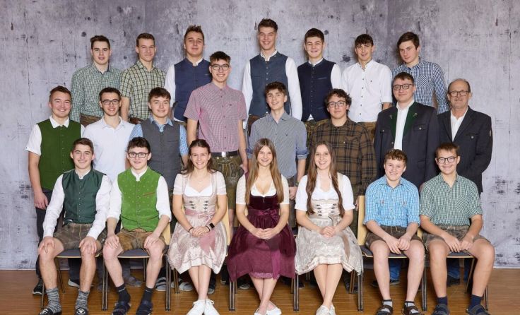 Die Absolventen der 3a LW Fachschule der Bioschule Schlägl (Foto: Bioschule Schlägl)