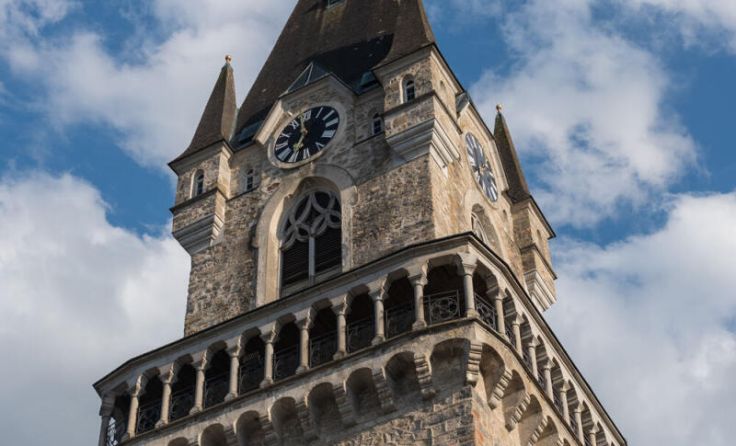 Alle Ebenen des Haslacher Kirchturms werden mit Musik erfüllt sein. (Foto: Sigi Tomaschko)