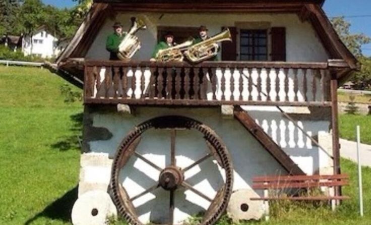 Die historische Ölpresse in Schwarzenberg (Foto: Gemeinde Schwarzenberg)