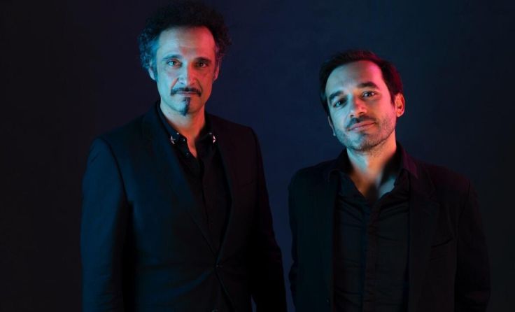 Manuel Randi und Alessandro Trebo machen Halt in St. Martin. (Foto: Tiberio Sorvillo)
