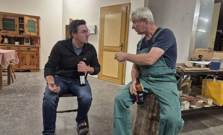 Die Proben laufen auf Hochtouren. (Foto: Theatergruppe Lembach)