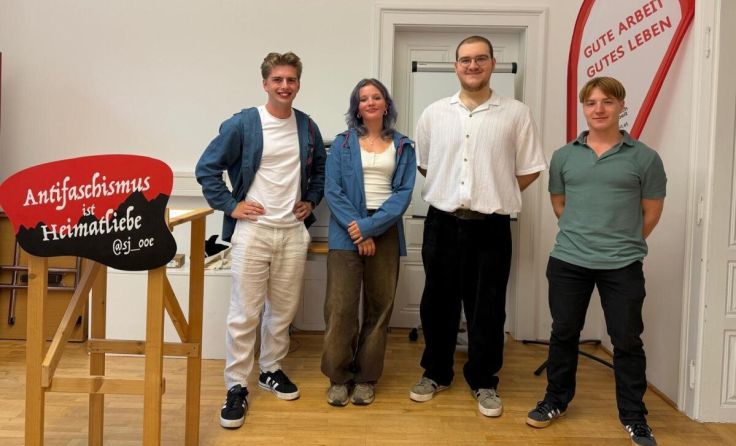 v.l.: David Scheschi, Selma Schug, Felix Gruber, György Gábor (Foto: SJ Rohrbach)