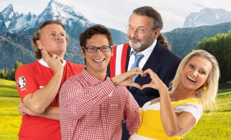 Die Comedy-Hirten treten im Schnopfhagen-Stadl auf. (Foto: Comedy Hirten)