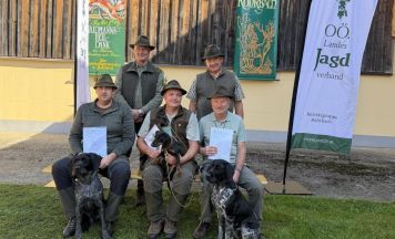 Neun Jagdhunde bestanden Brauchbarkeitsprüfung in Sprinzenstein