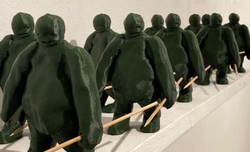 Letzte Vernissage im Kunsthaus Lembach mit Elfriede und Wolf Ruprecht