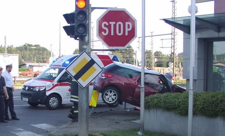 Am Europaplatz kam es zum Unfall. Foto: FF Puchheim