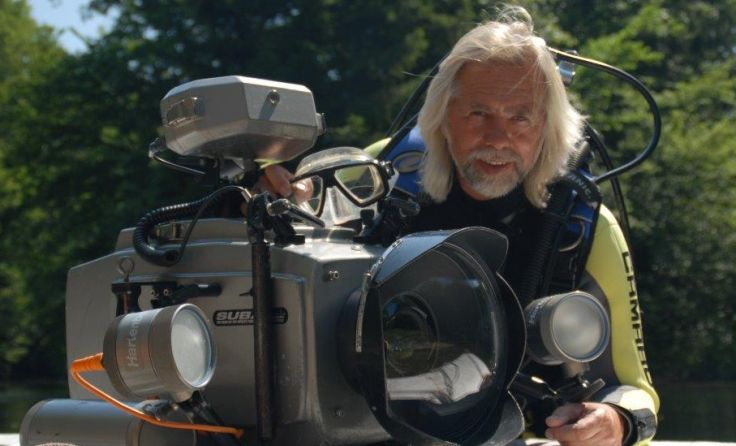 Begeisterter Taucher und Filmer: Erich Pröll. Foto: Erich Pröll
