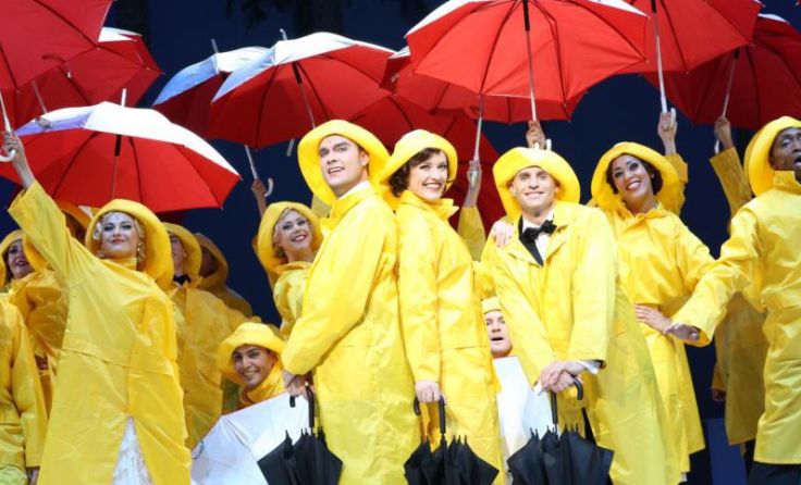 Singin' In The Rain - Probenfoto. Foto: Reinhard Winkler