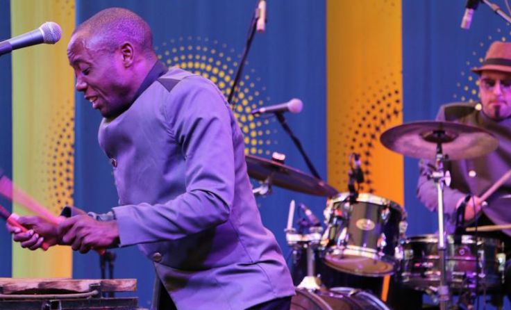 ZIMBOITA gastieren in der BlackBos im Musiktheater. Foto: Werner Puntigam