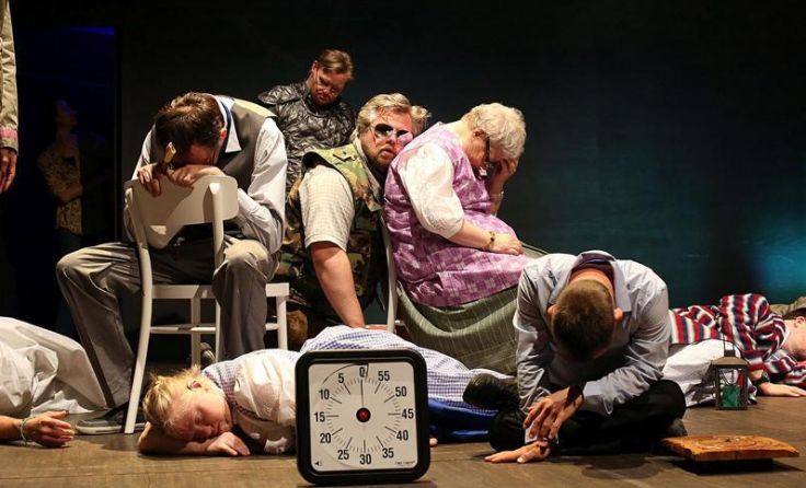 Beim Improtheater werden Szenen spontan gespielt. Foto: Reinhard Winkler