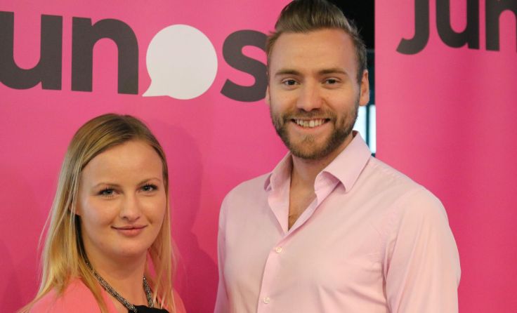 Die Organisatoren des Mensafestes Ruby Strobl und Armin Mandara. Foto: JUNOS
