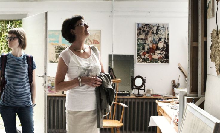 Tiefe Einblicke in die Arbeit in Ateliers werden ermöglicht. Foto: Violetta Walkobinger