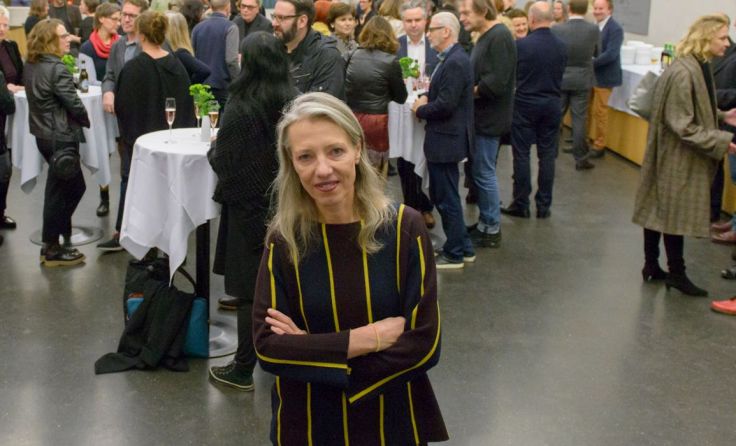 Direktorin Stella Rollig verabschiedete sich aus Linz. Foto: Bernhard Stadlbauer 