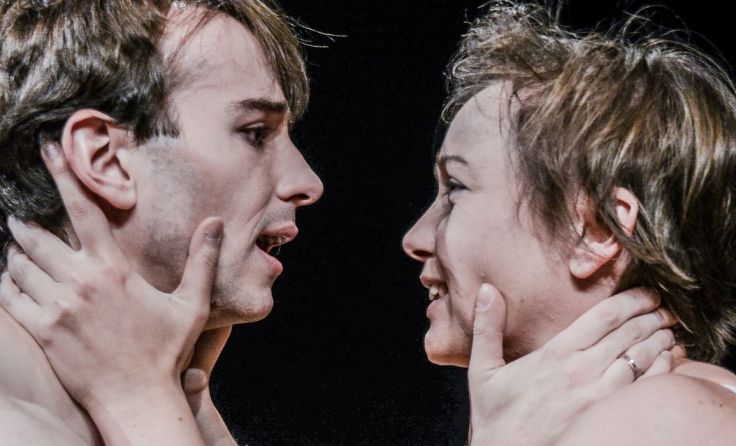 Angela Ahlheim und Samuel Pock in „Andorra“ Foto: Bernhard Mayer