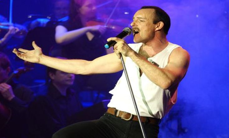 Rob Comber als Mercury in Queenmania. Foto: COFO