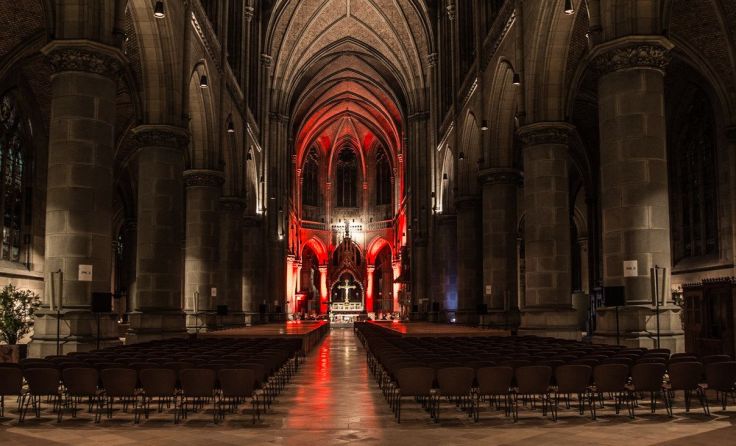 Auch der Linzer Mariendom wird in besinnliche Klänge gehüllt. Foto: Klaus Mittermayr