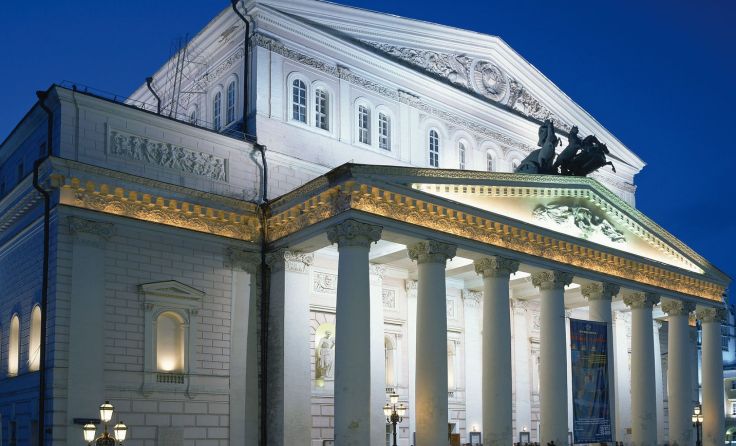 Das bekannte Bolshoi Theater in Moskau. Foto: Privat