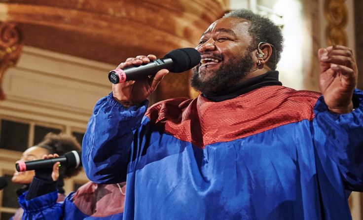 The Christmas Gospel gastieren im Mariendom Linz. Foto: Marcel Billaudet