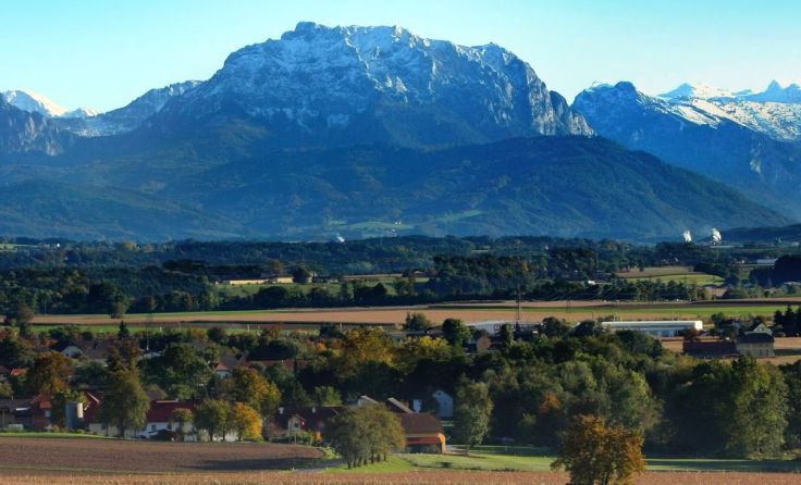 Schlatt - mitten im Grünen und trotzdem zentral. Foto: Gemeinde Schlatt