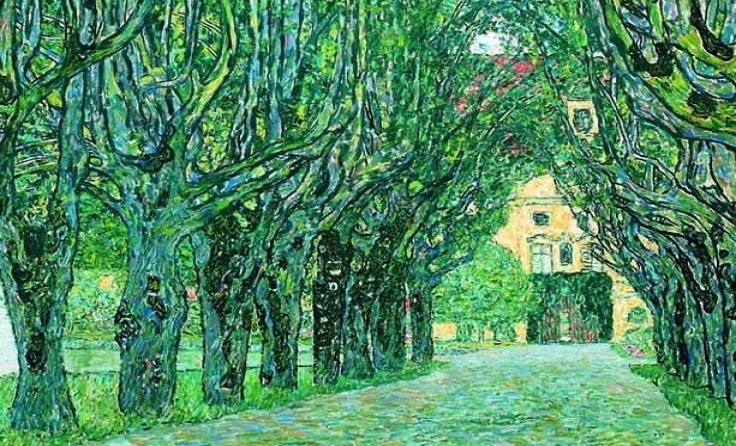 Gustav Klimt: „Allee von Schloss Kammer“, 1912. Foto: Belvedere, Wien