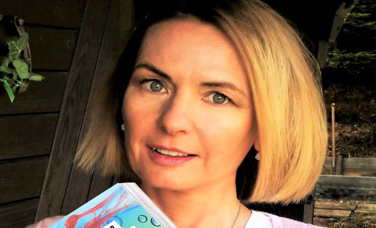 Autorin Claudia Rossbacher liest im Wissensturm. Foto: Hannes Rossbacher