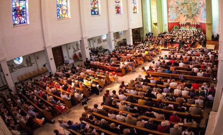 Einmaliges Konzerterlebnis in der Friedenskirche. Foto: Ulrike Altmüller-Matscheko 