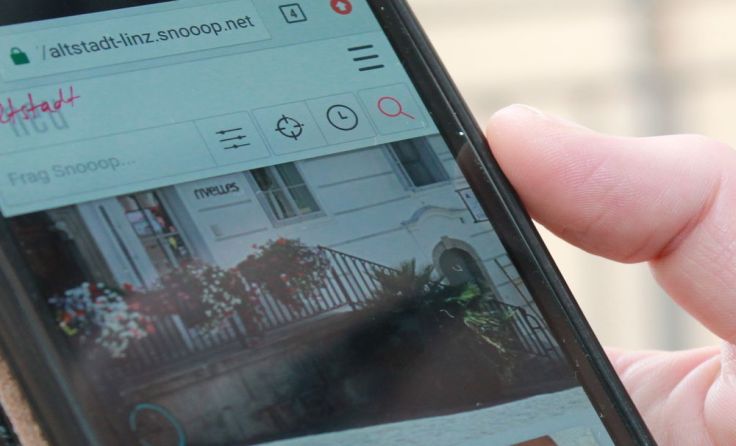 Die Linzer Altstadt hat mit Snooop eine neue Online-Plattform.