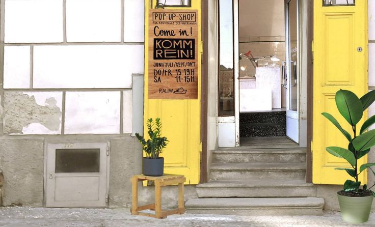 Das Raumschiff am Pfarrplatz eröffnet einen neuen Pop-up-Store. Foto: Raumschiff