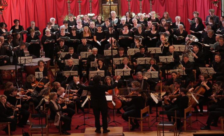 Chor und Sinfonia Christkönig bringen Bruckner und Messiaen zur Aufführung. Foto: privat 