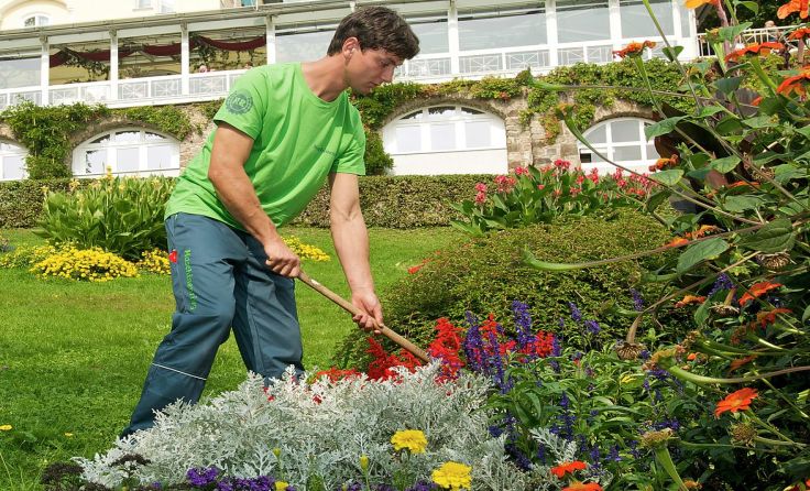 Der Maschinenring sorgt für einen gepflegten Garten. Foto: Maschinenring