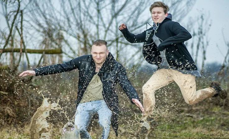 "De Gatschhupfer", die Brüder Paul und Peter aus Steyregg Foto: Photosolution David Katouly