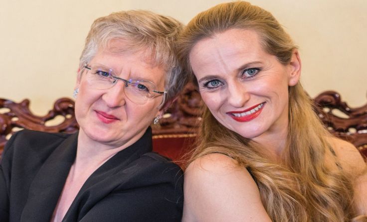 Pianistin Aline Koenig und Schauspielerin Regina Leitner Foto: Daniela Vavrecka