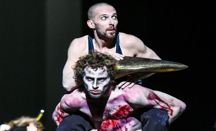 Pavel Povraznik und Edward Nunes in "Macbeth" Foto: Dieter Wuschanski