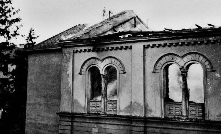 Am 10. November surde die Linzer Synagoge zerstört. Foto Archiv der Stadt Linz
