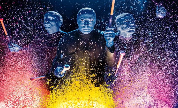 Buntes Spektakel: Die Blue Man Group kommt. Foto: 2017 Blue Man Productions, LLC./Lindsay Best