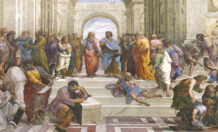 "Die Schule von Athen" ist übergroß im Deep Space zu sehen. Foto: Photo Scala, Florence
