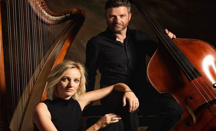 Das Musikerpaar Katrin und Werner Unterlercher spielt im Central. Foto: Günther Egger