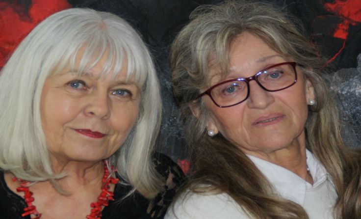Die beiden Künstlerinnen Haide Hattmannsdorfer (l.) und Isolde Lischka Foto: Hattmannsdorfer