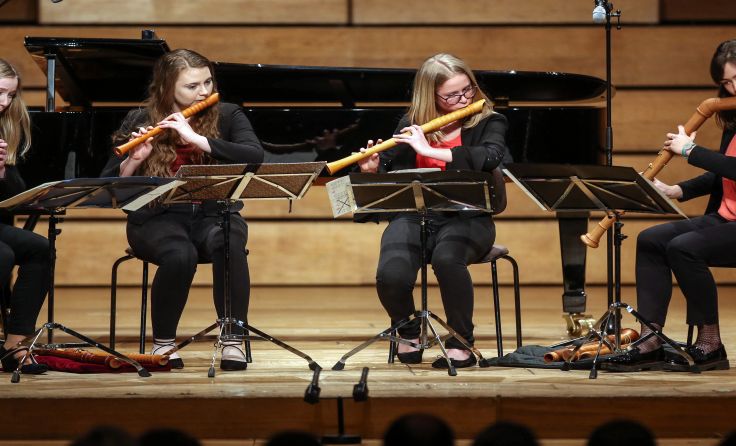 Ob im Ensemble oder solo: Junge Talente spielen bei prima la musica auf. Foto: Volker Weihbold