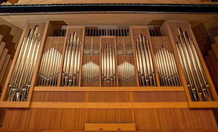 Die neue Orgel im Brucknerhaus. Foto: Rita Newman