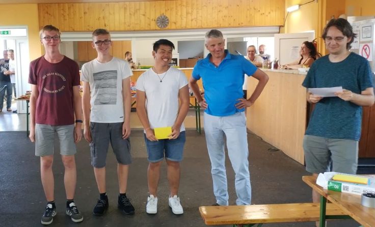 Glückliche Schach-Landesmeister Foto: Schachsektion der TSU Wartberg/Aist 