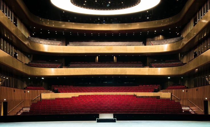 Der große Saal im Musiktheater Linz. Foto: Peter Philipp