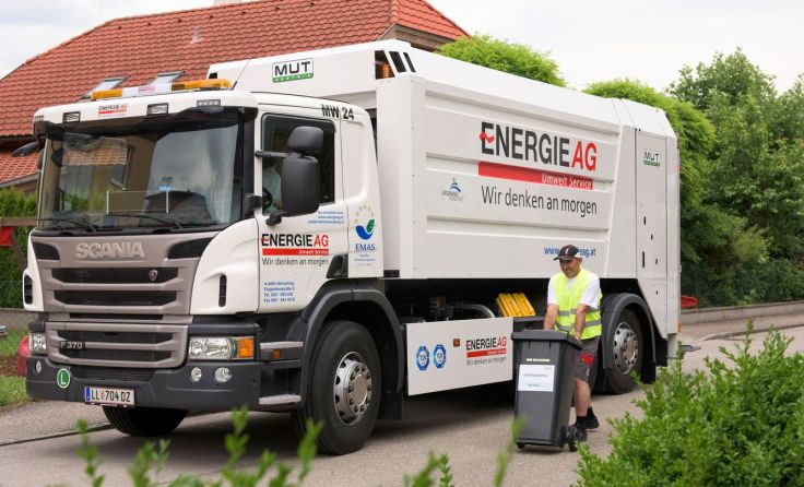 Die Müllentsorgung der Energie AG funktioniert. Foto: Energie AG
