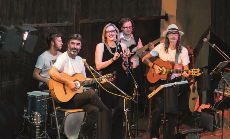 Das vielseitige Ensemble Take Five gastiert im Botanischen Garten Linz. (Foto: Take Five)